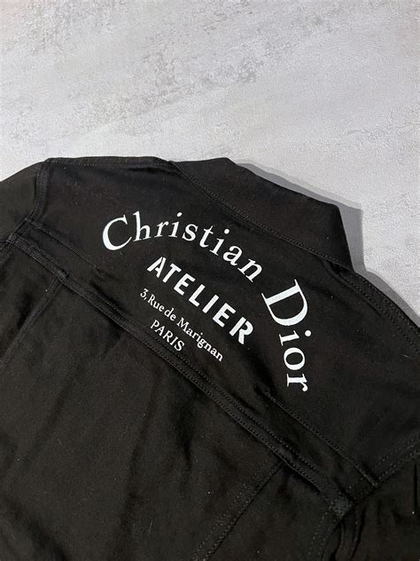 dior denim jacket women|christian dior atelier denim jacket.